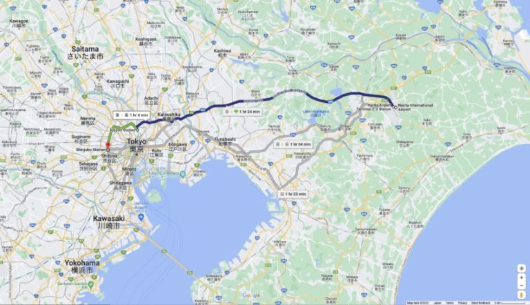How to get from Narita Airport (NRT)to Tokyo city center – TokyoKenchan