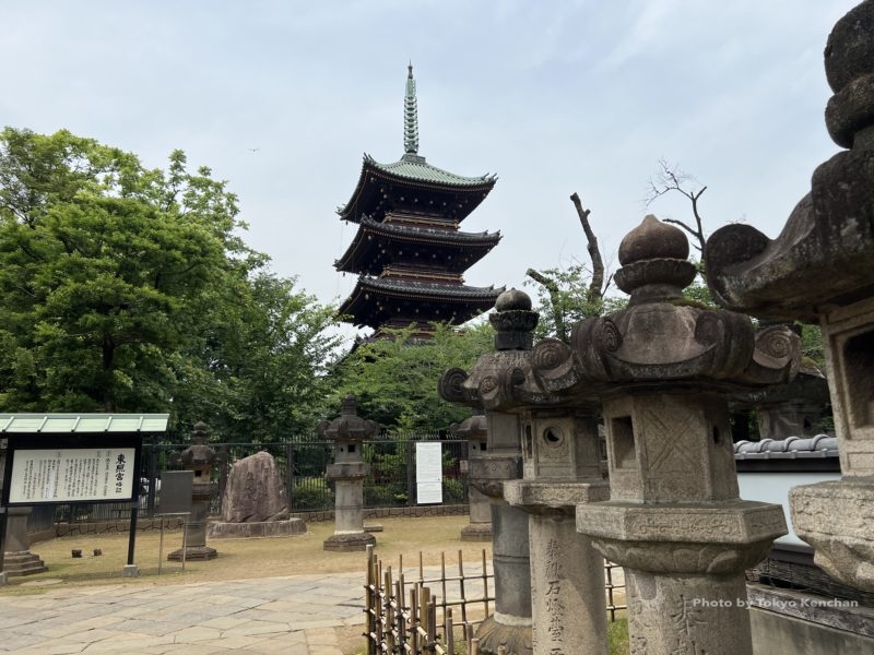 Pagoda in Ueno Toshogu Shrine 
