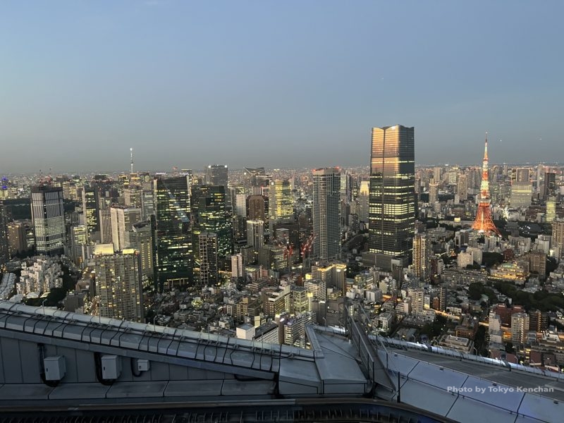 A view from Sky Deck at Tokyo City View